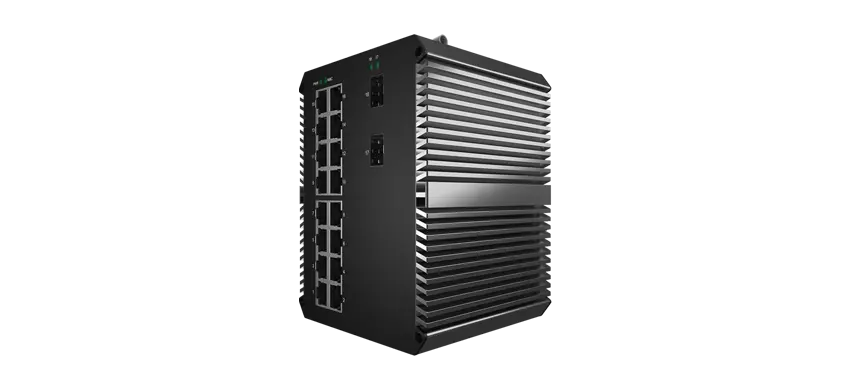 Interruptor gerenciado industrial L2 2x1000M SFP, 16x100/100/1000M RJ45