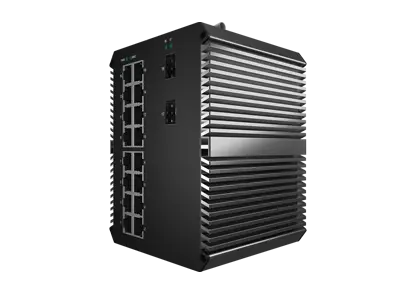 Interruptor gerenciado industrial L2 2x1000M SFP, 16x100/100/1000M RJ45