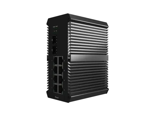 Interruptor gerenciado industrial L2 2x1000M SFP, 8x100/100/1000M RJ45