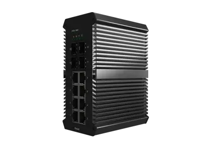 Interruptor gerenciado industrial L2 4x1000M SFP, 8x100/100/1000M RJ45