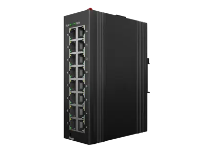 Interruptor gerenciado industrial 16x100M RJ45