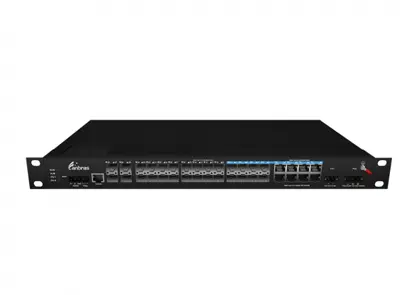 4x10G Base-X, 16x1000 Base-X, 8x1000M Combo Gerenciado Interruptor Industrial (PoE Opcional)