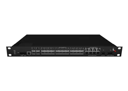 Combo controlado industrial do interruptor 8x1G do Rackmount L3, 16x1G SFP, 4x10G SFP