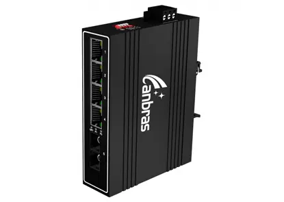 Interruptor industrial não gerenciado 1x100Base-X, 4x100/100 Base-T (PoE opcional)