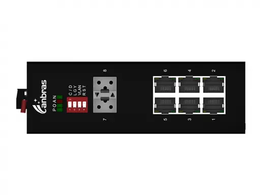 100Base-TX Industrial Ethernet Switch (PoE Optional)