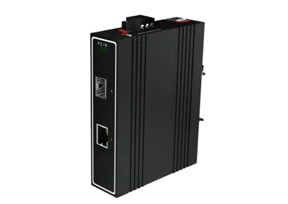 Conversor de mídia industrial não gerenciado 1x1000Base-X, 1x100/100/1000Base-T