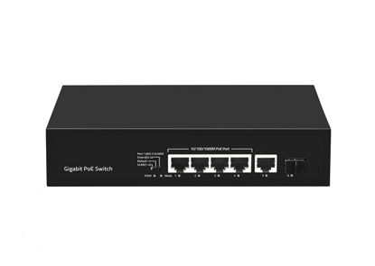 Interruptor de 6 portas Gigabit AI PoE BT