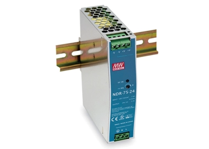 RAIL DIN Industrial de Saída Única 75W