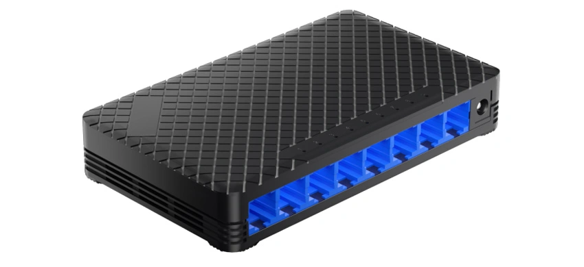 Interruptor Ethernet rápido de 8 portas 10/100M