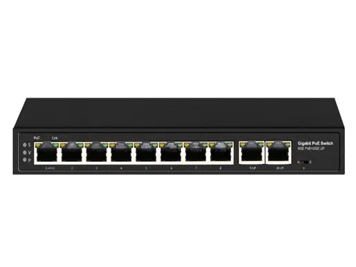 Unmanaged 10 Ports Full Gigabit PoE Switch