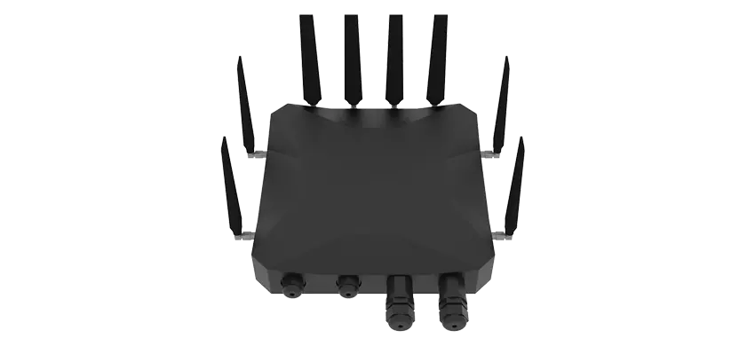 Router industrial 5G 1x1000M ETH WAN/LAN, 1x1000M ETH LAN 2 slot Micro-SIM & 2.4GHz/5.8GHz WIFI Supp