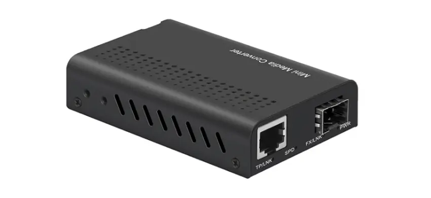 Conversor de mídia em miniatura de 10Gbps