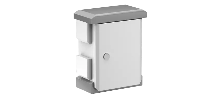 Caixa de IoT solar: Módulo de interruptor gerenciado de controle solar (8GE PoE/Port1-2 BT90w 2GE SFP)