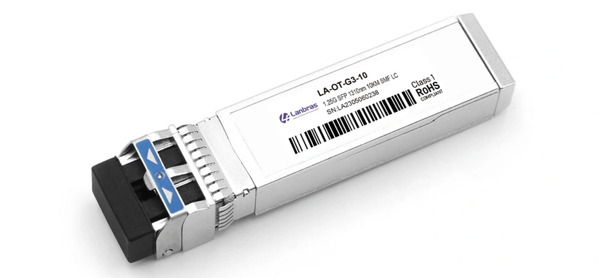 Transceptor de 10 Gb/s SFP CWDM 40km