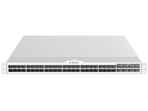 Interruptor branco 48x25G SFP28, 8x100G QSFP28 do centro de dados