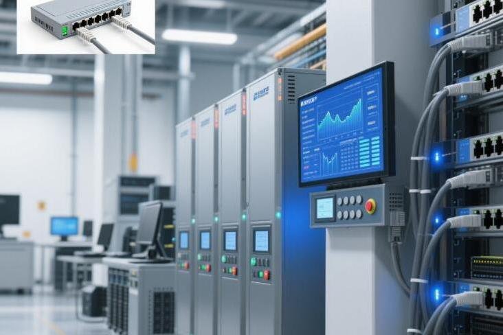 Qual é a diferença entre switches industriais gerenciados e não gerenciados?