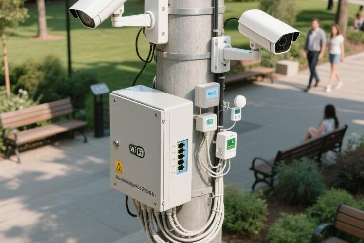 Aplicações comuns de caixas de interruptor PoE ao ar livre: