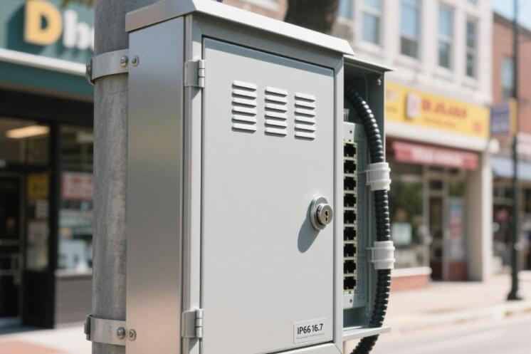 Principais recursos a procurar em uma caixa de troca de rede ao ar livre