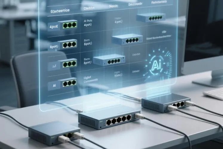 Como escolher o interruptor certo AI PoE