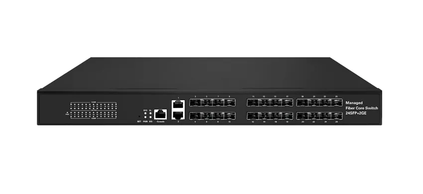 Switch de acesso Camada 3 Lite gerenciado 24x1000M SFP, 2x100/100/1000M RJ45