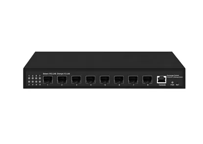Switch gerenciado comercial 8x10G SFP da camada 3 do Rackmount