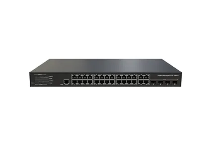 Comutador Ethernet gerenciado L3 Lite 24x100/100/1000Base-T, 4xGigabit Combo (RJ45/SFP)