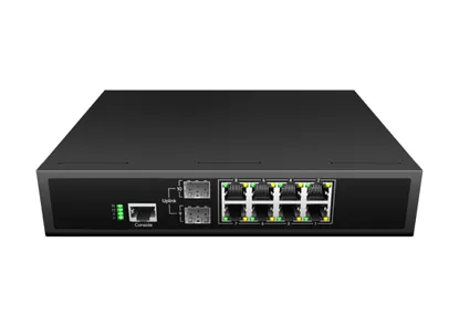 Interruptor PoE gerenciado L3 Lite 8x100/100/1000Base-T PoE , 2xGigabit SFP