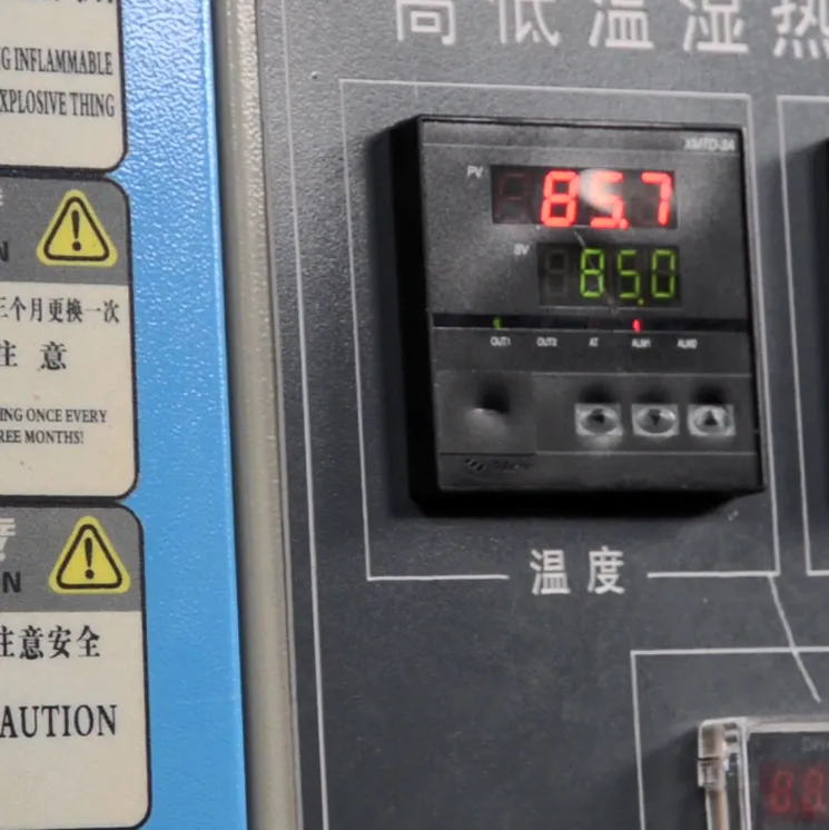 Interruptor industrial Din-Rail: teste para temperaturas extremas altas e baixas