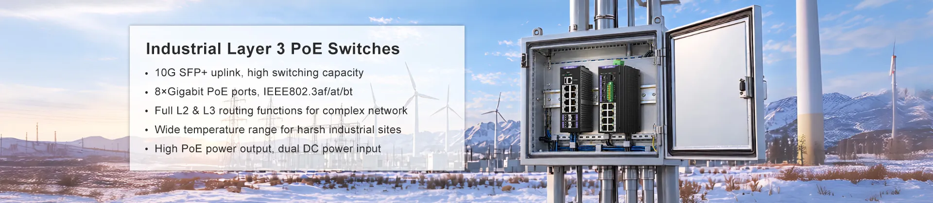 industrial layer 3 poe swithches